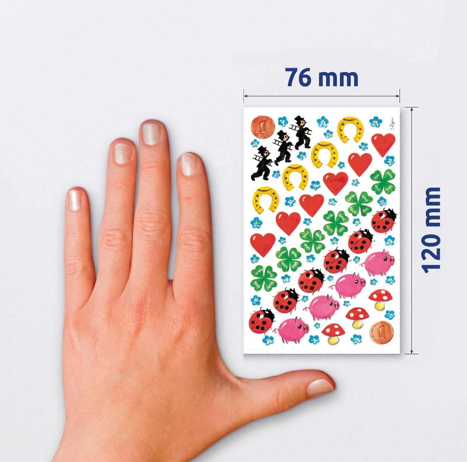 AVERY Zweckform Aufkleber Glücksbringer