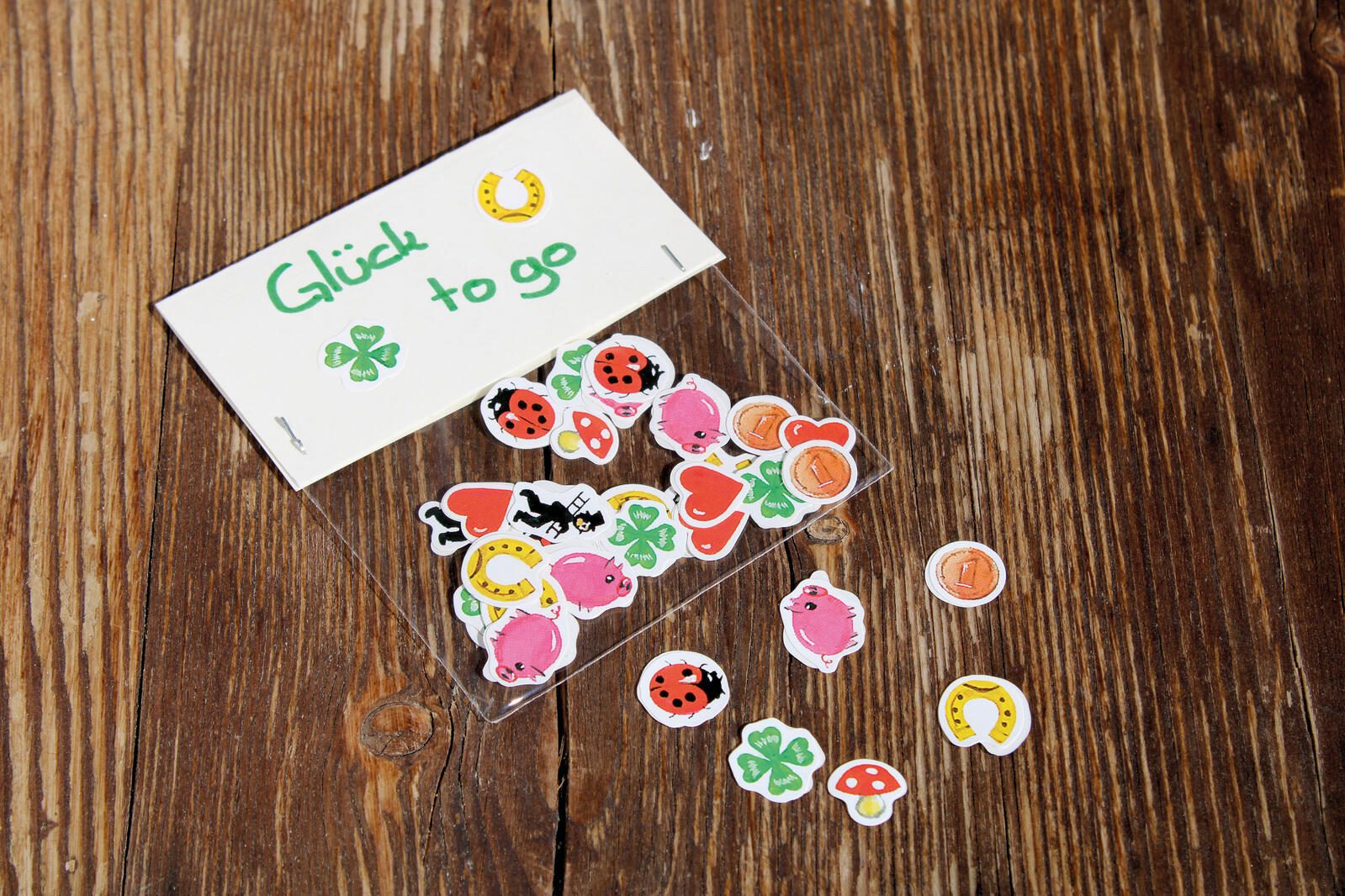 AVERY Zweckform Aufkleber Glücksbringer