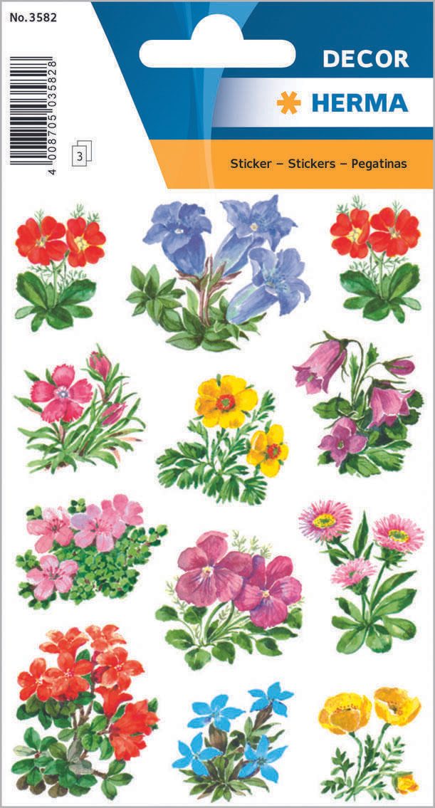 HERMA Aufkleber Blumen