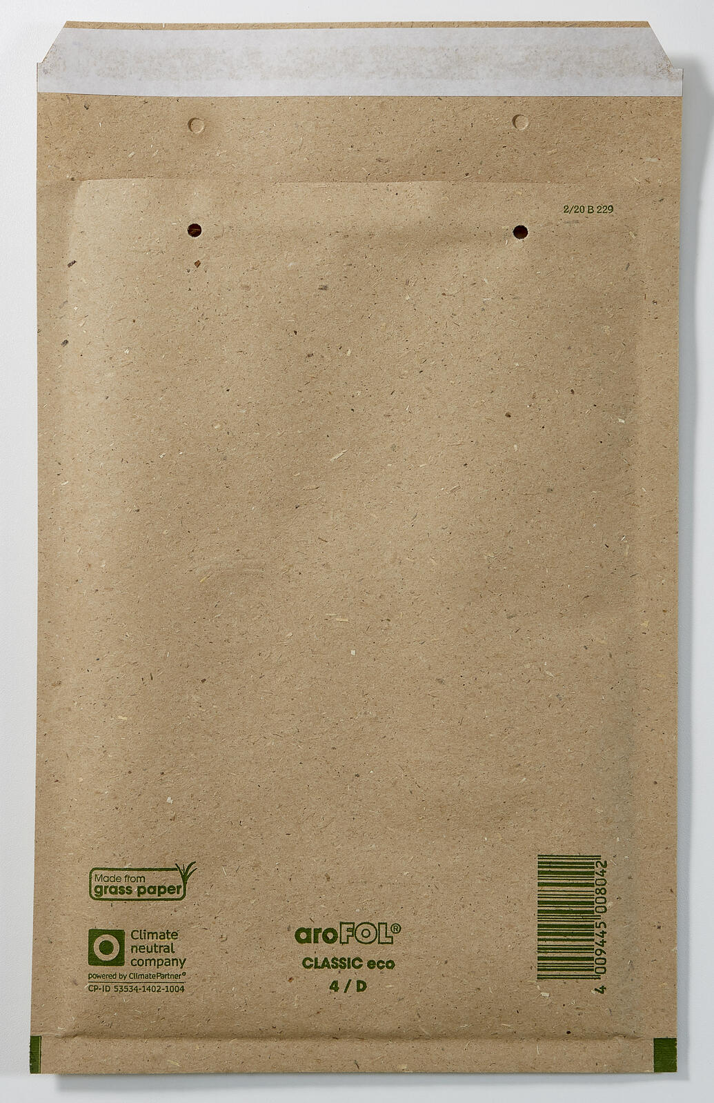 aroFOL® CLASSIC eco 4/D Luftpolstertaschen für DIN B5 braun