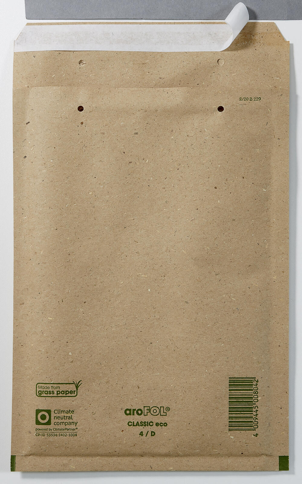 aroFOL® CLASSIC eco 4/D Luftpolstertaschen für DIN B5 braun