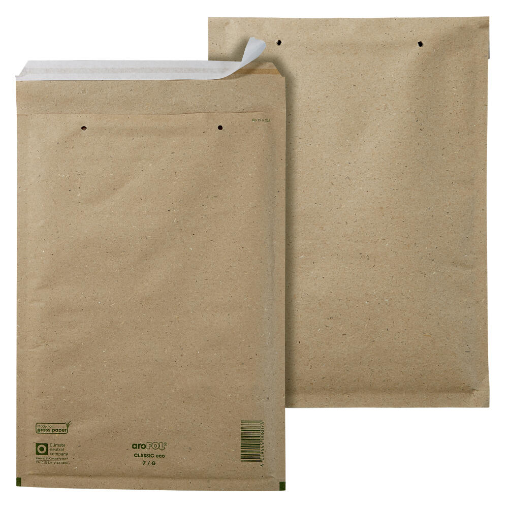 aroFOL® CLASSIC eco 7/G Luftpolstertaschen für DIN C4 braun