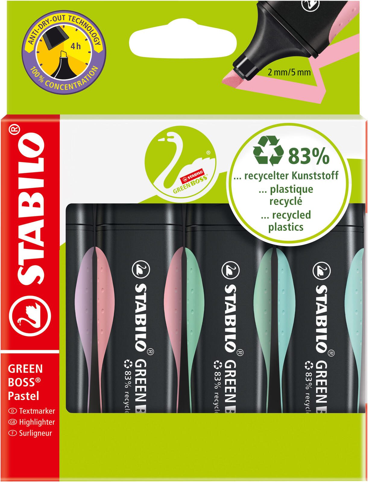 STABILO Boss Original Textmarker Mehrfarbig