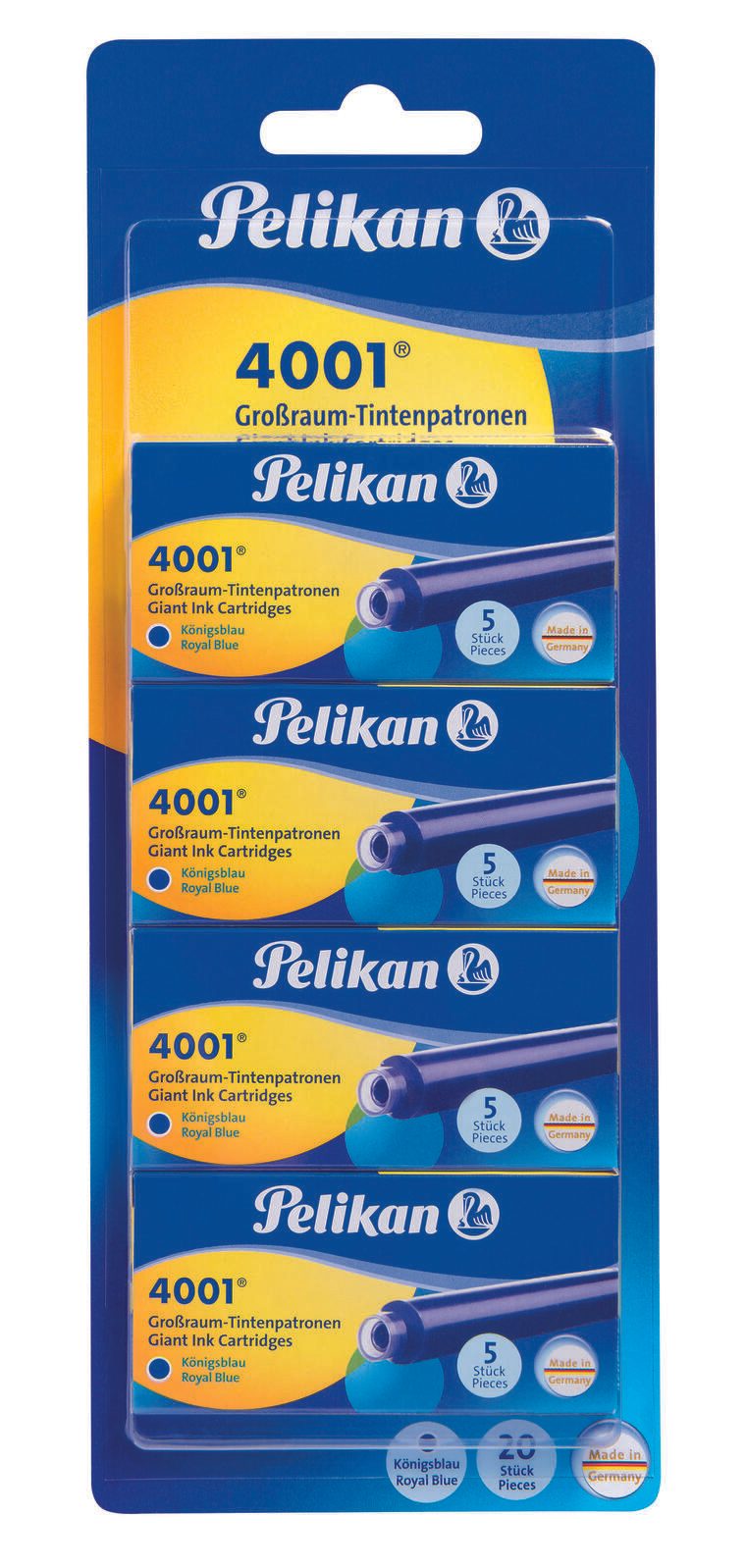Pelikan Tintenpatronen für Füller königsblau