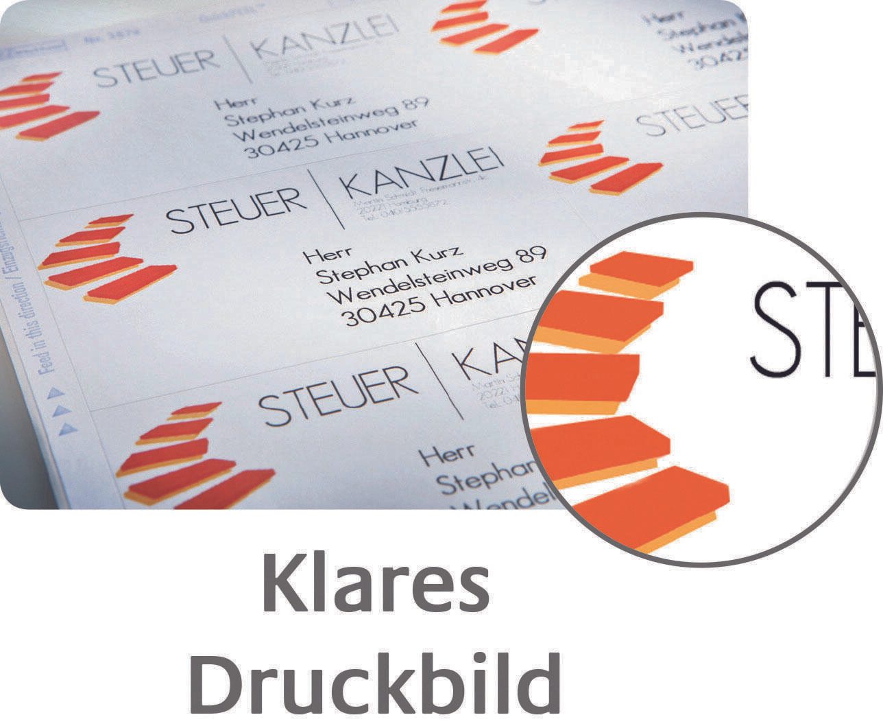 AVERY Zweckform Etiketten 3671 weiß 64,0 x 45,0 mm