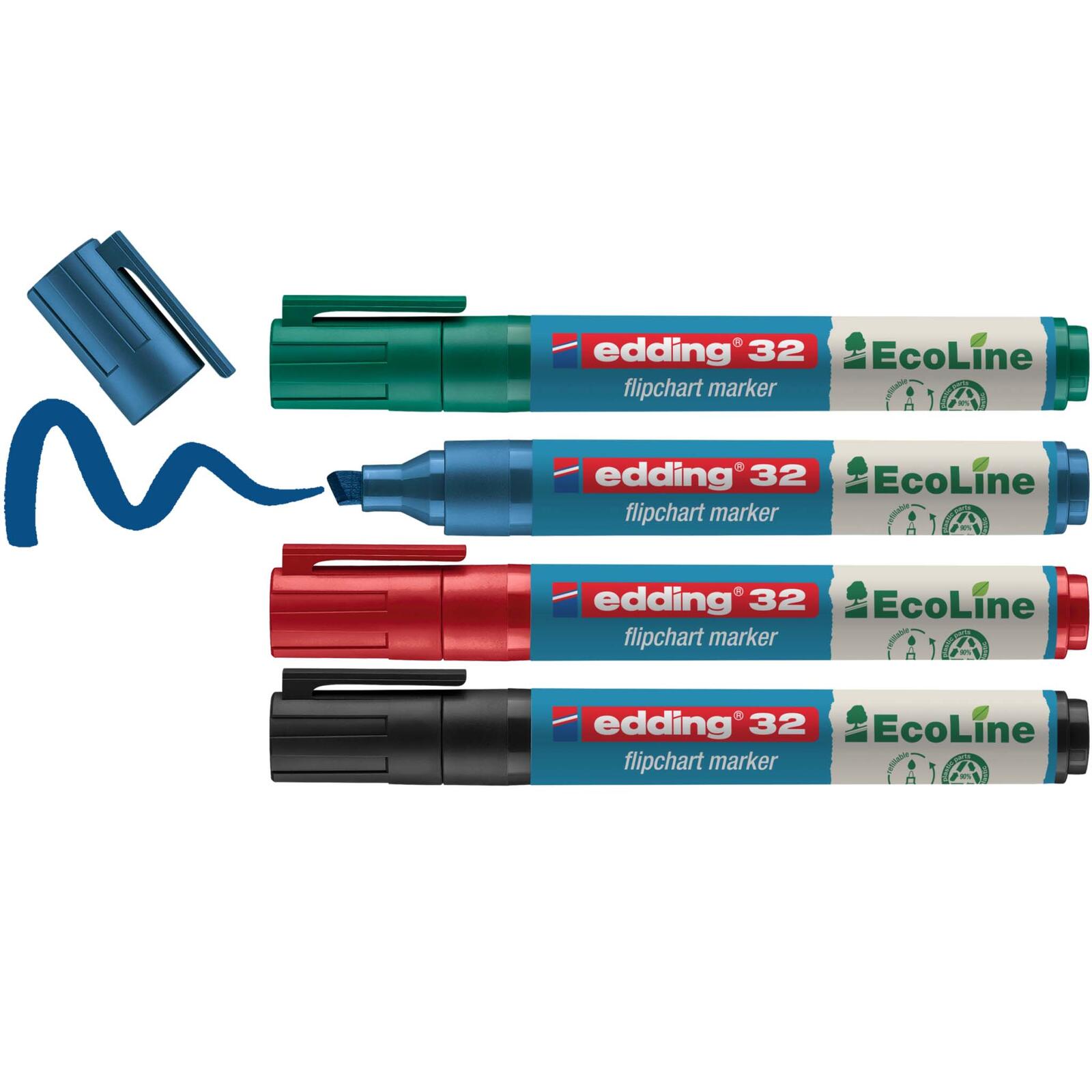 edding 32 Flipchart-Marker 1.0 - 5.0 mm Mehrfarbig
