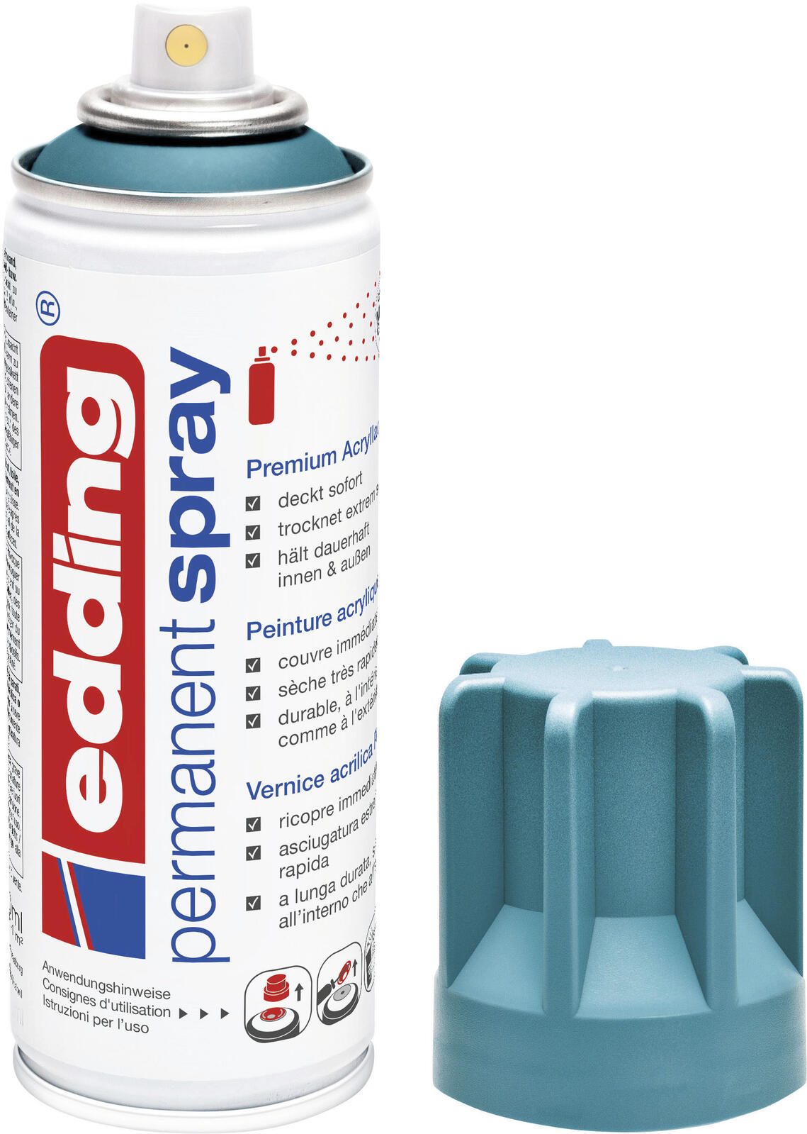 edding Acrylspray Sprühfarbe petrol matt