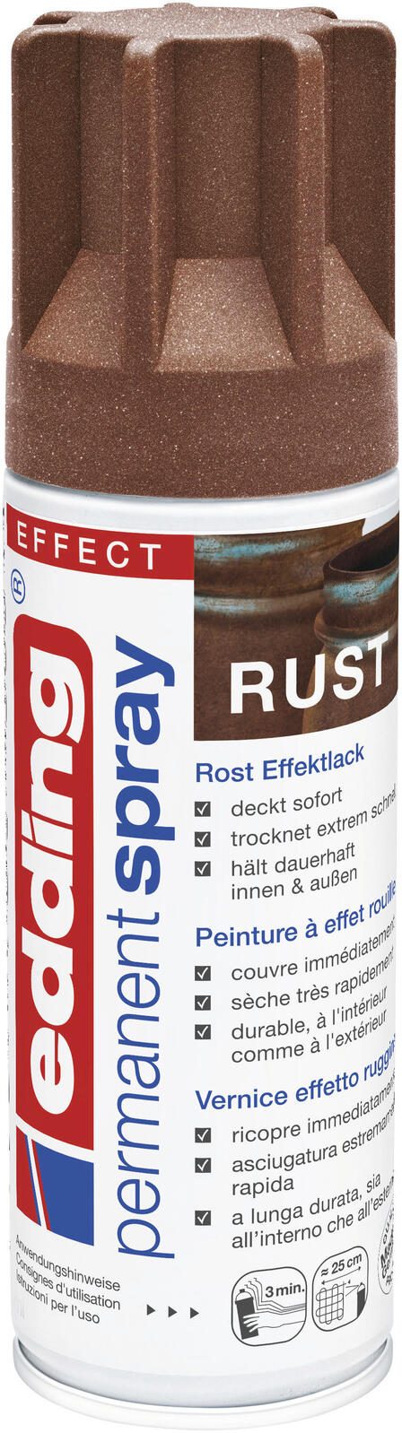 edding Acrylspray Sprühfarbe rosteffekt matt