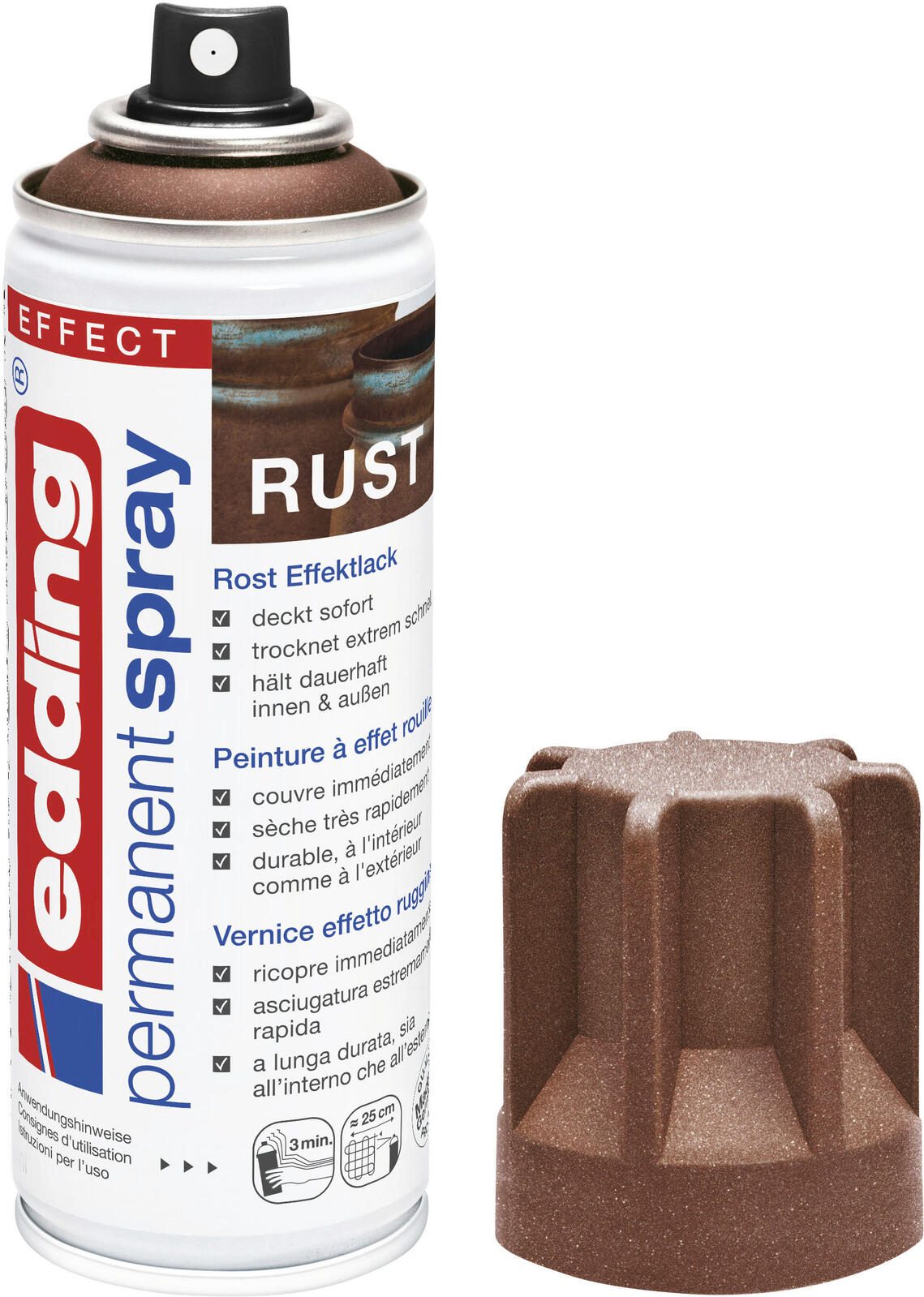 edding Acrylspray Sprühfarbe rosteffekt matt