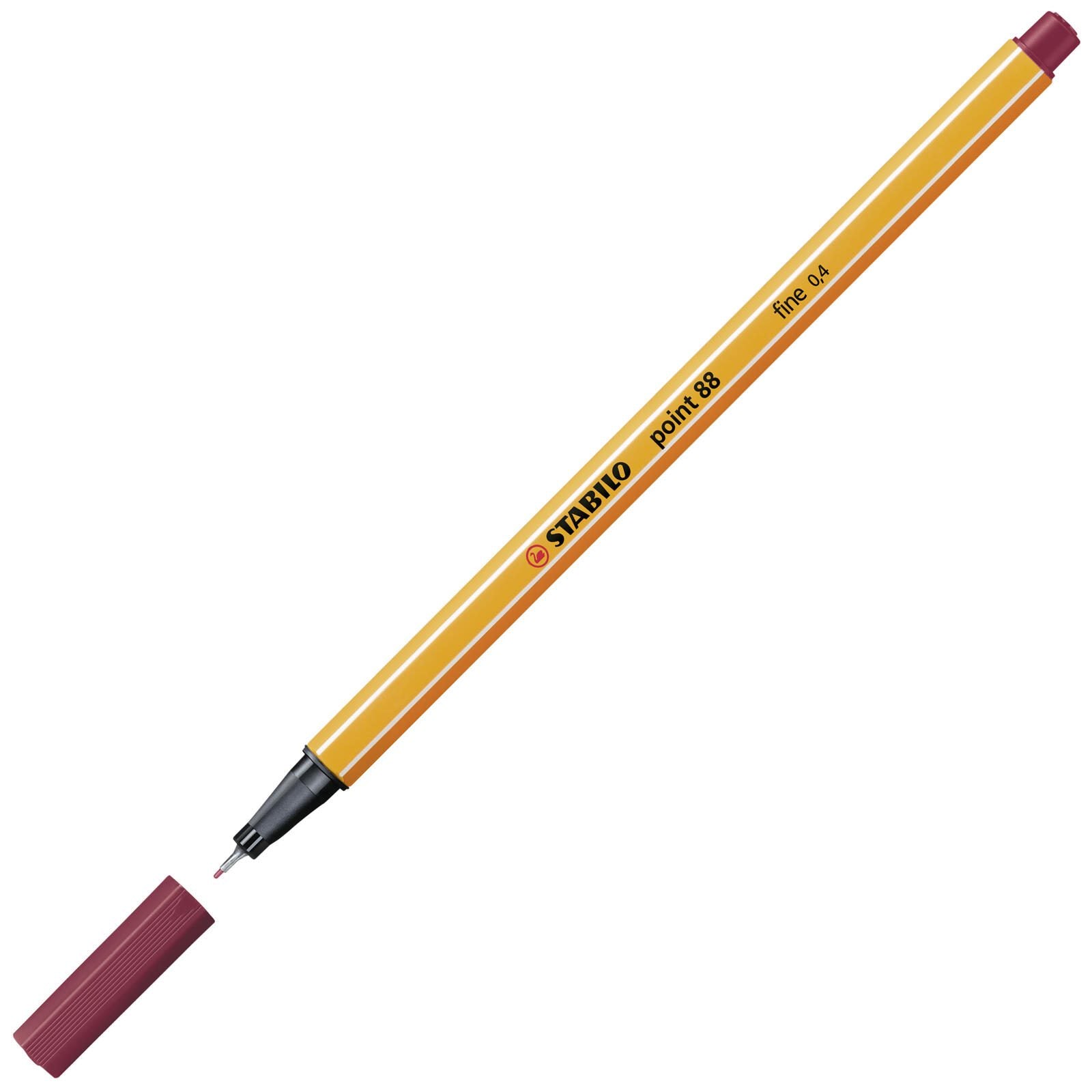 STABILO Point 88 Fineliner 0.4 mm Rot