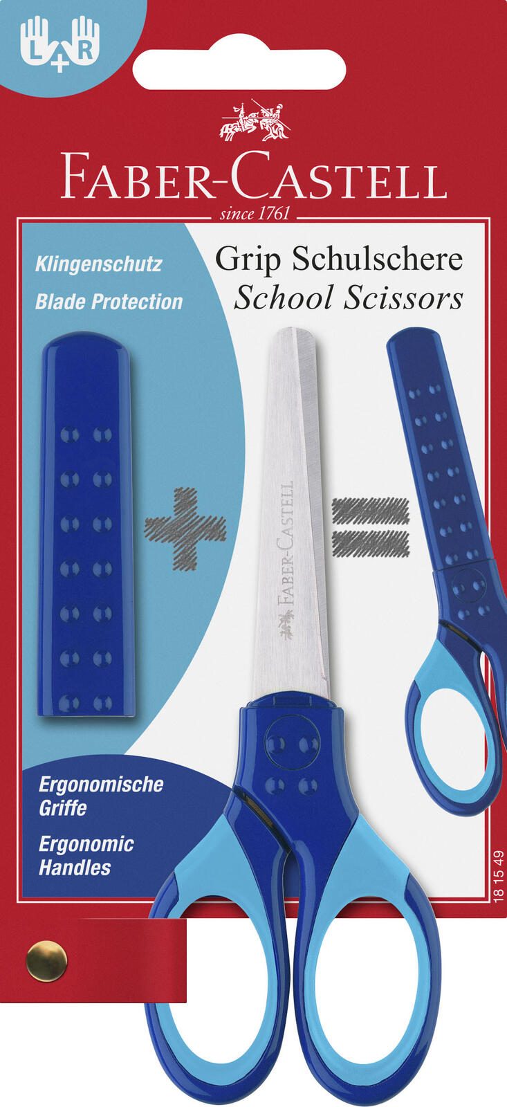 FABER-CASTELL Kinderschere 13.5 cm