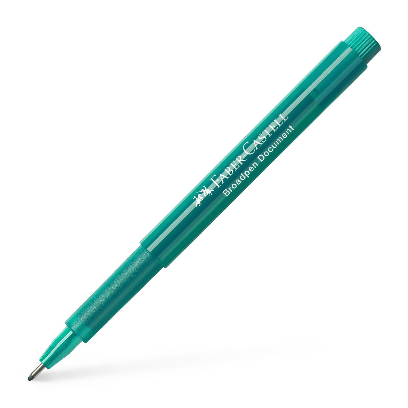 FABER-CASTELL Broadpen Fineliner 0.8 mm Grün