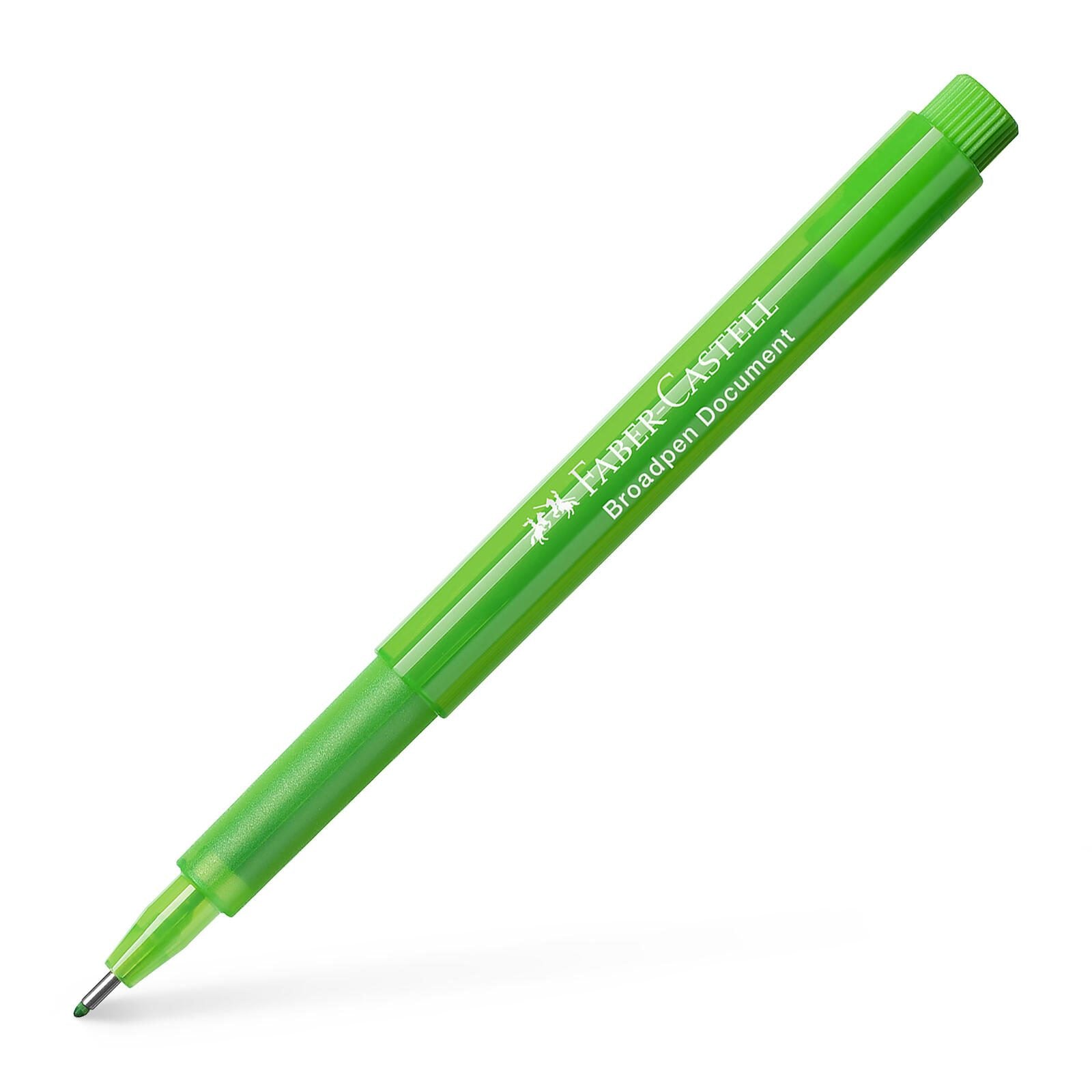 FABER-CASTELL Broadpen Fineliner 0.8 mm Grün