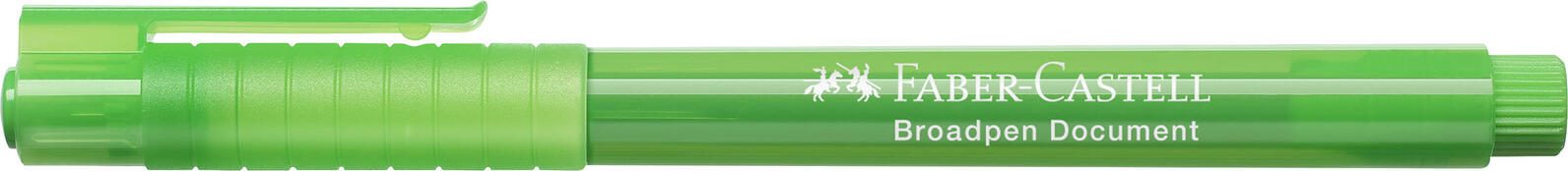 FABER-CASTELL Broadpen Fineliner 0.8 mm Grün
