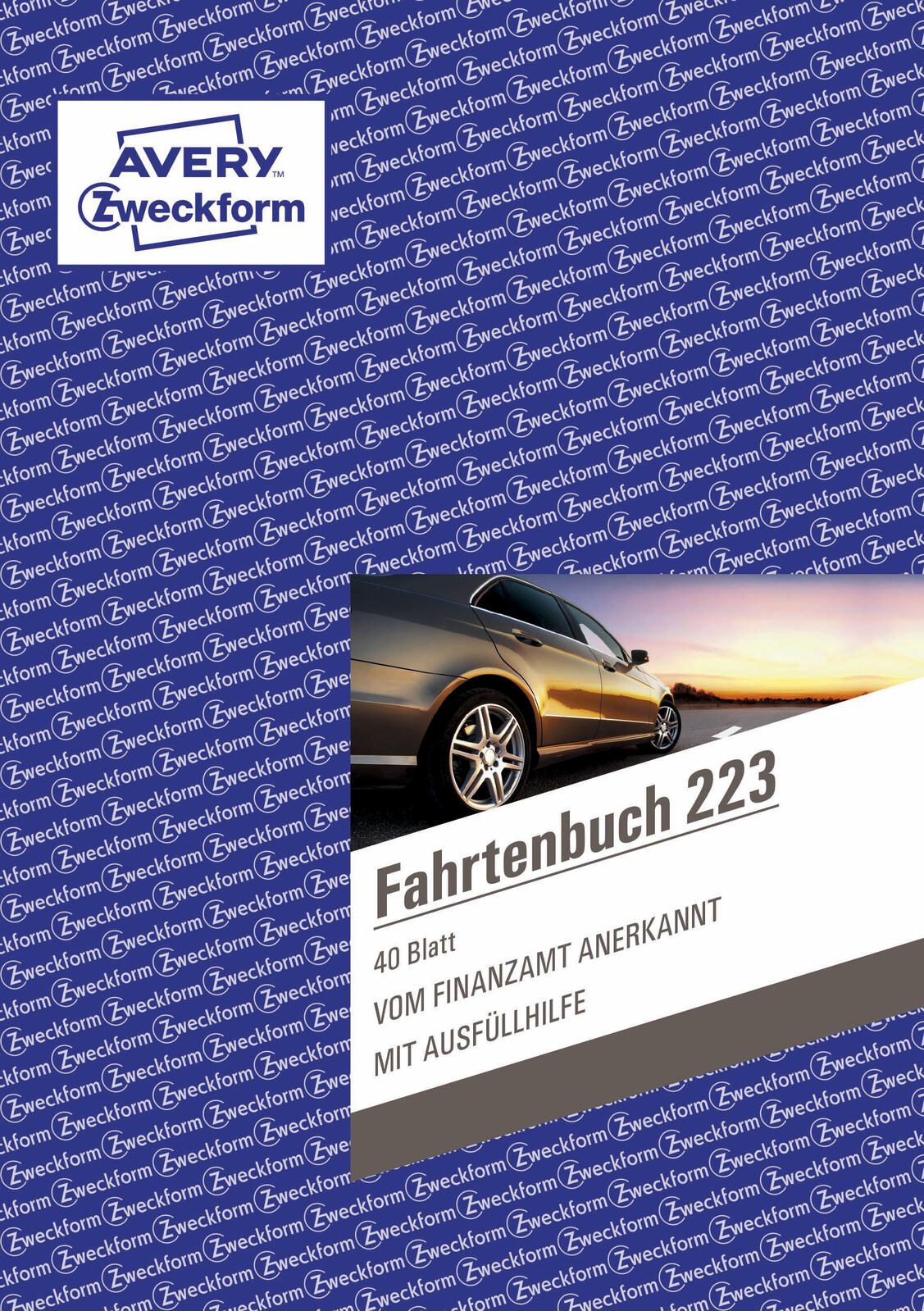 AVERY Zweckform Fahrtenbuch, Pkw mit Jahresabrechnung Formularbuch + GRATIS 1 St.