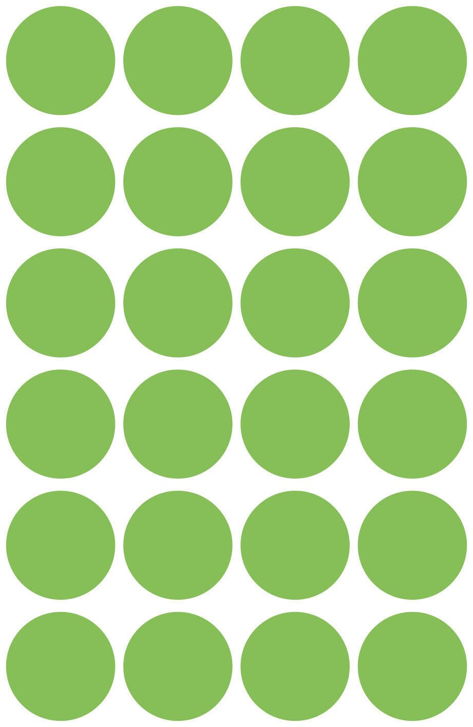 AVERY Zweckform Klebepunkte Ø 18,0 mm leuchtgrün