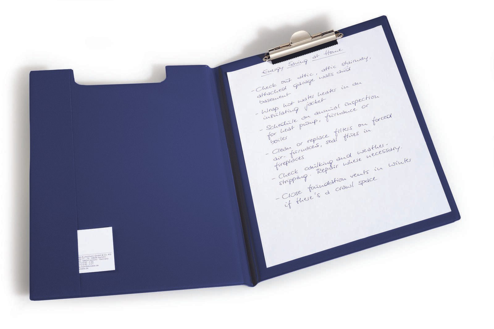 DURABLE Klemmbrettmappe DIN A4 blau