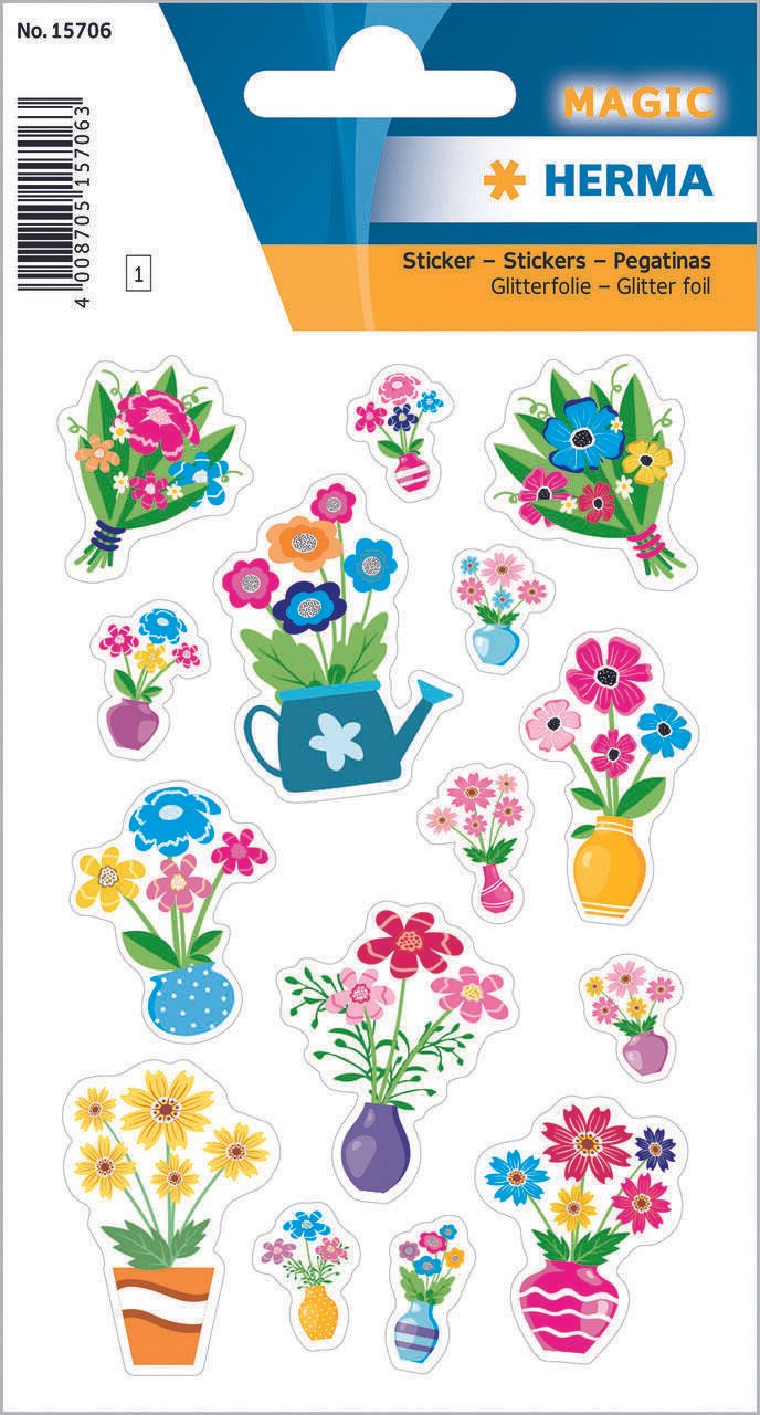 HERMA Aufkleber Blumen
