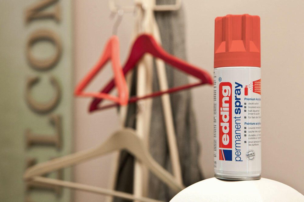 edding Acrylspray Sprühfarbe verkehrsrot matt