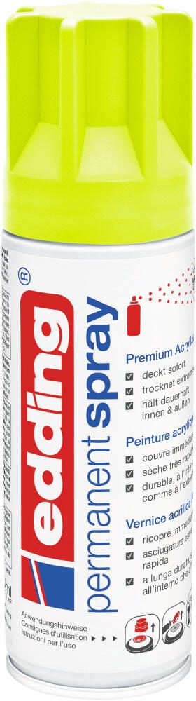 edding Acrylspray Sprühfarbe neongelb matt