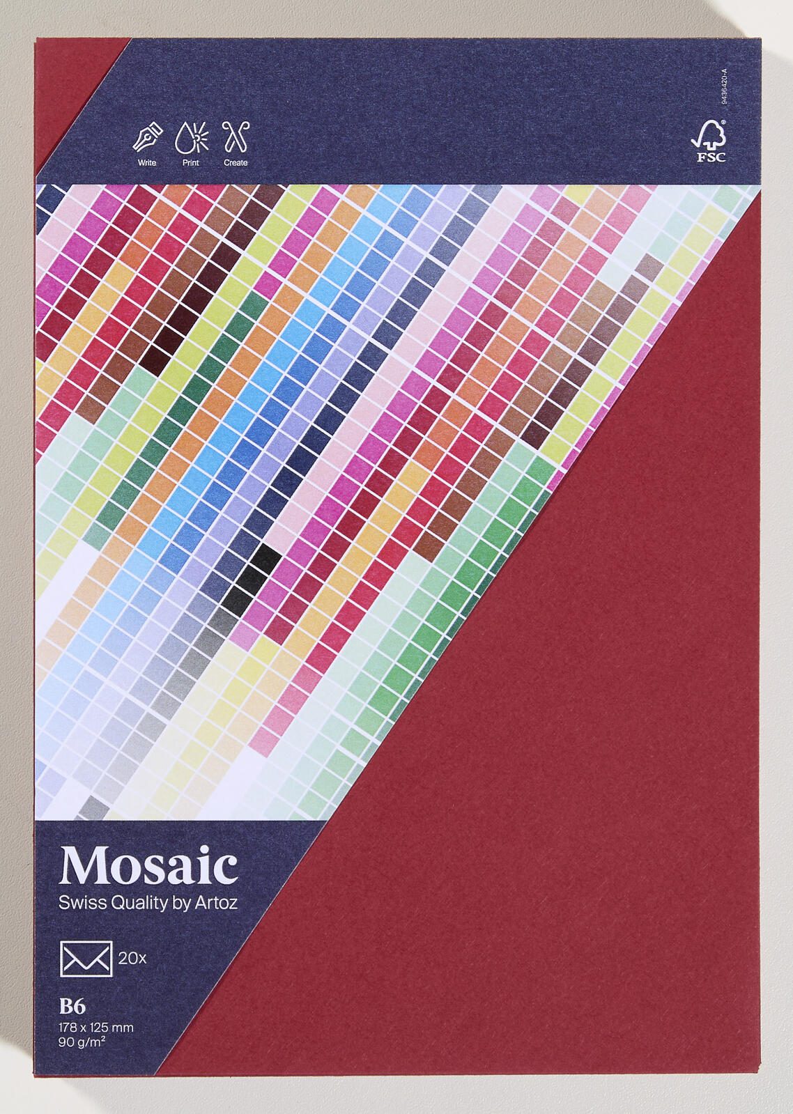 artoz Briefumschläge DIN B6 ohne Fenster nassklebend