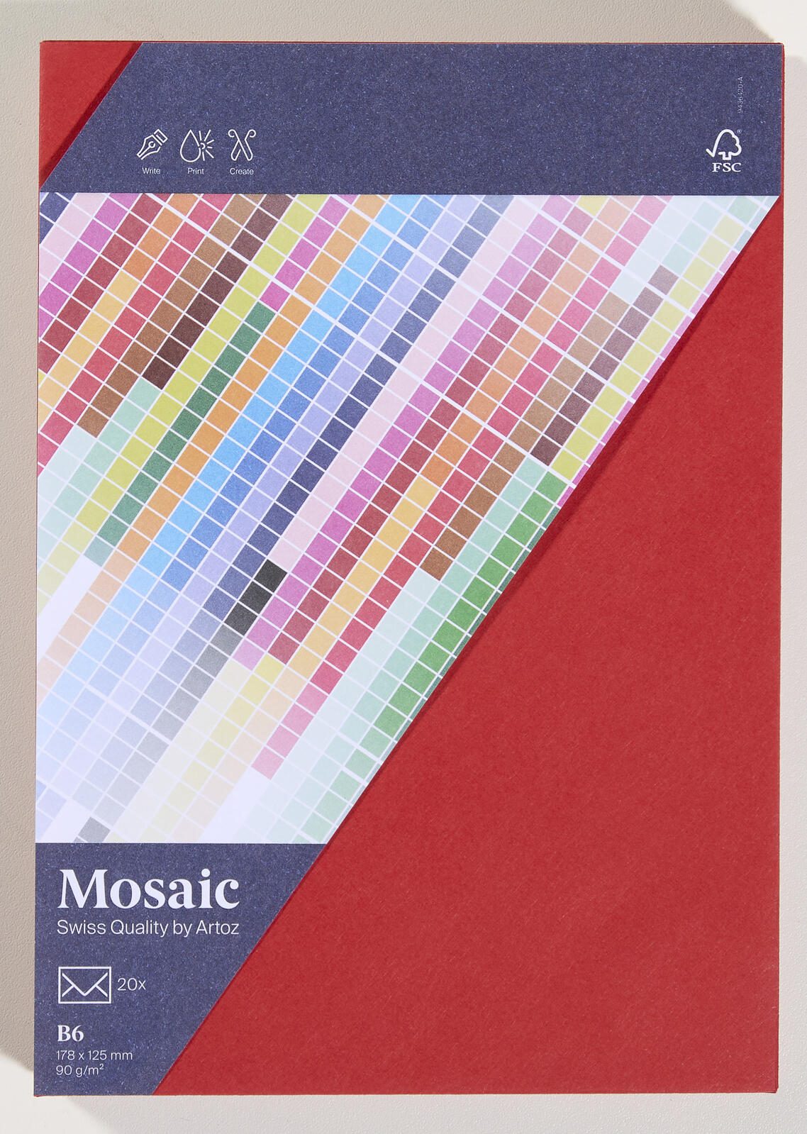 artoz Briefumschläge DIN B6 ohne Fenster nassklebend