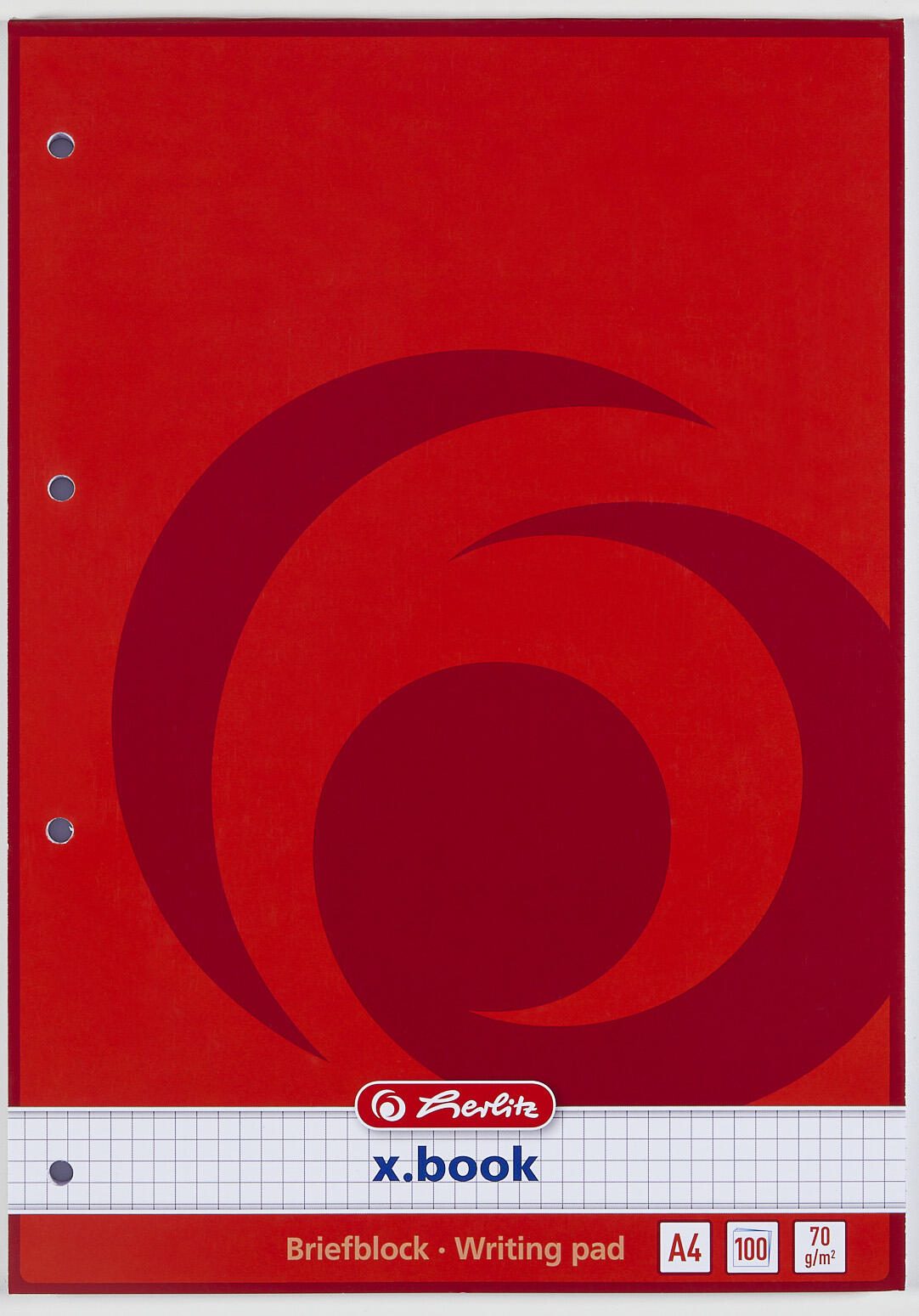herlitz Briefblock DIN A4 kariert