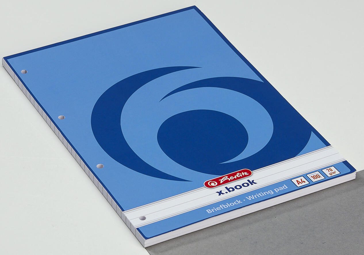 herlitz Briefblock DIN A4 liniert