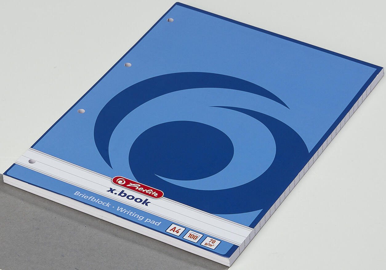 herlitz Briefblock DIN A4 liniert