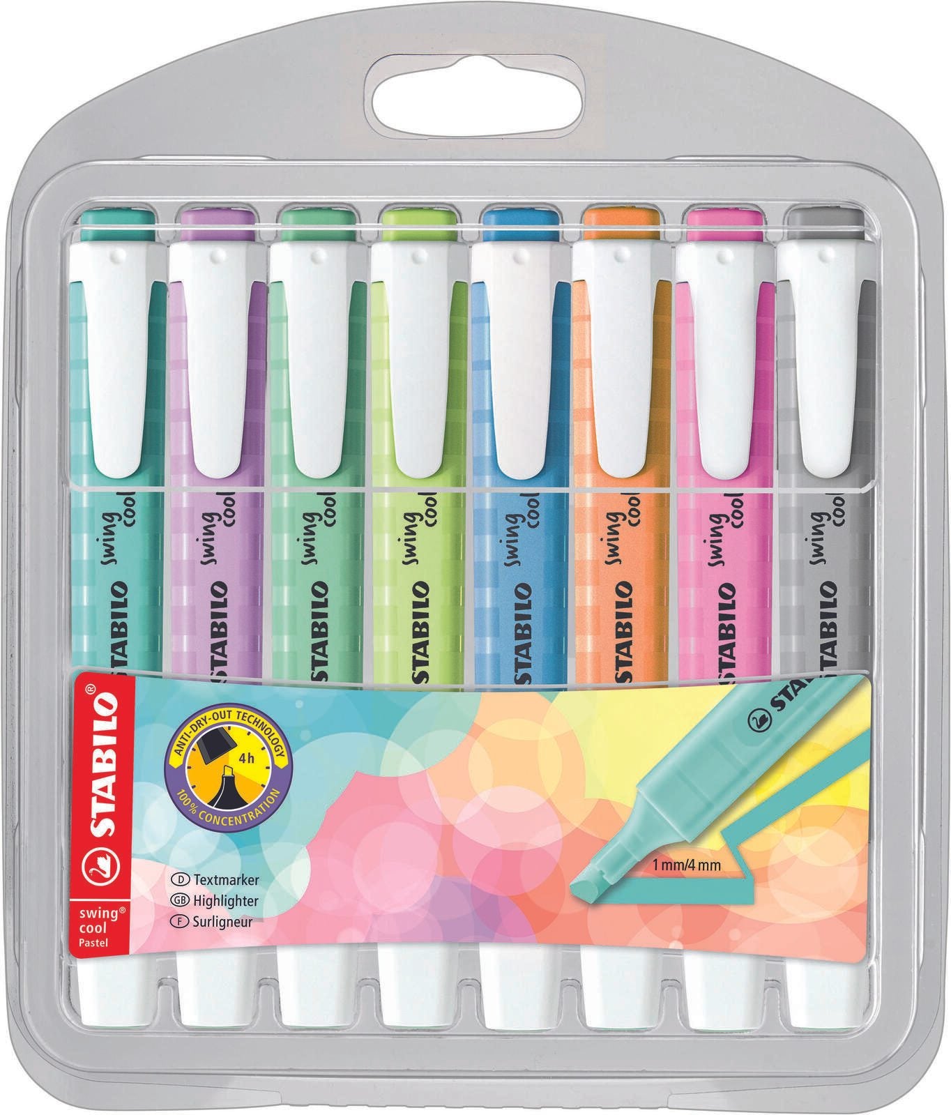 STABILO Swing Cool Textmarker Mehrfarbig