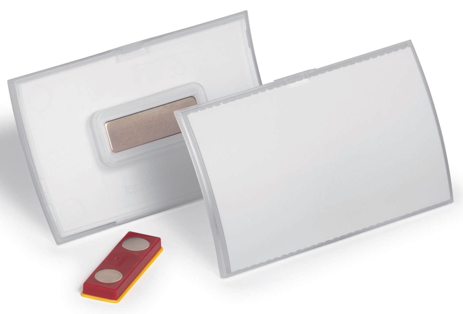 DURABLE Namensschilder transparent 9 cm x 5.4 cm