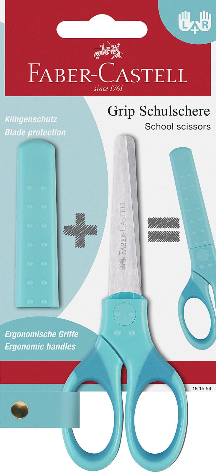 FABER-CASTELL Kinderschere 13.5 cm