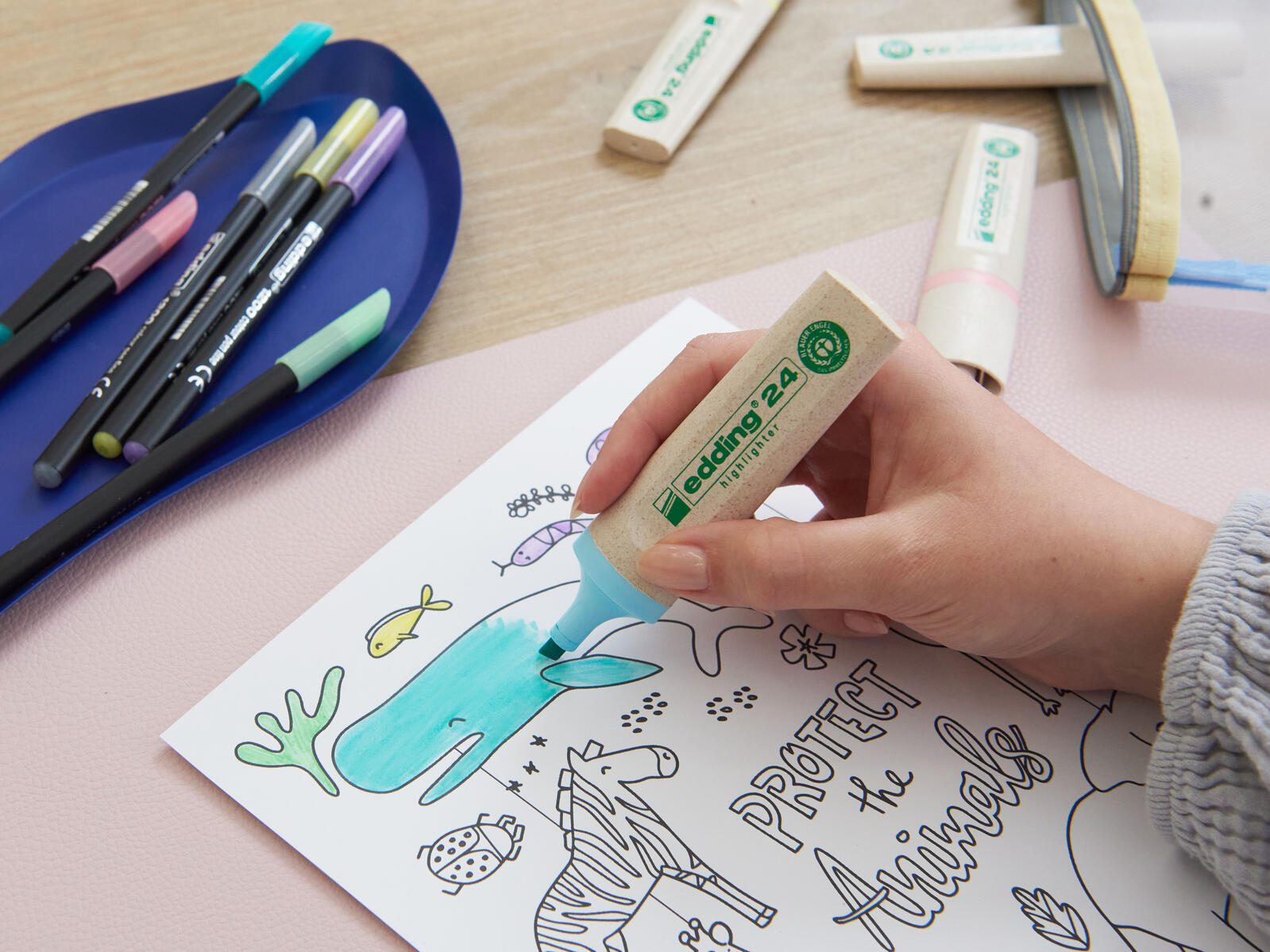 edding e-24 Textmarker Grün