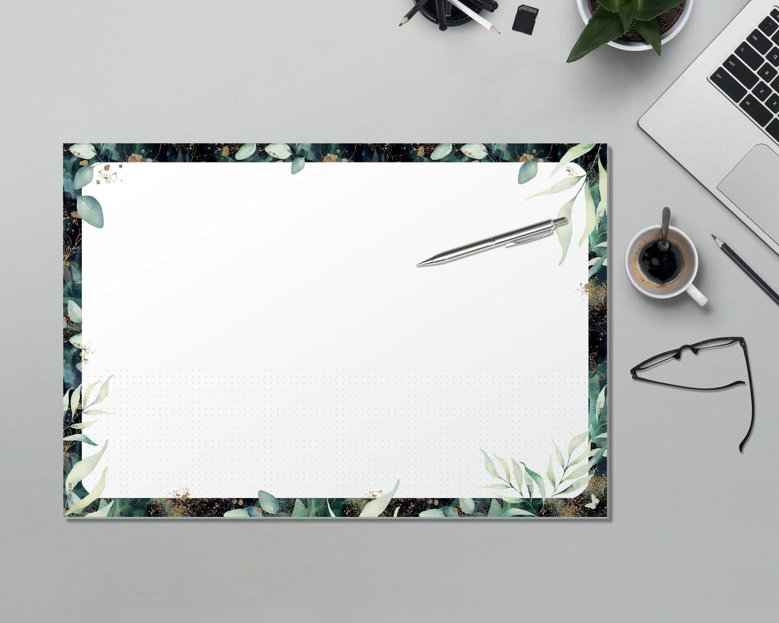 SIGEL Schreibtischunterlage 42,0 x 29,7 cm weiß/bunt