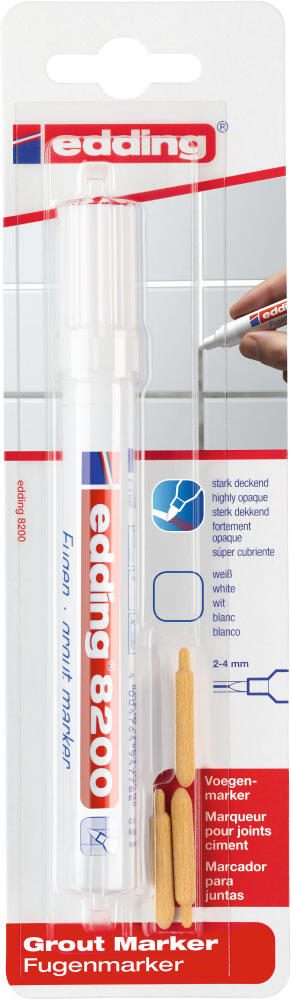 edding Fugenmarker 2.0 - 5.0 mm Weiß