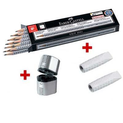 FABER-CASTELL Bleistift-Set GRIP 2001