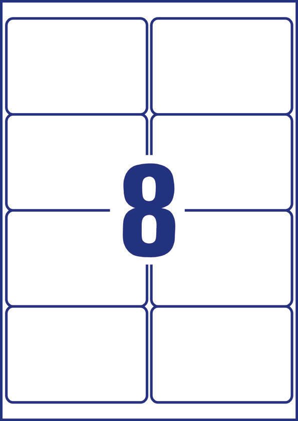 AVERY Zweckform resistente Folienetiketten 99,1 x 67,7 mm