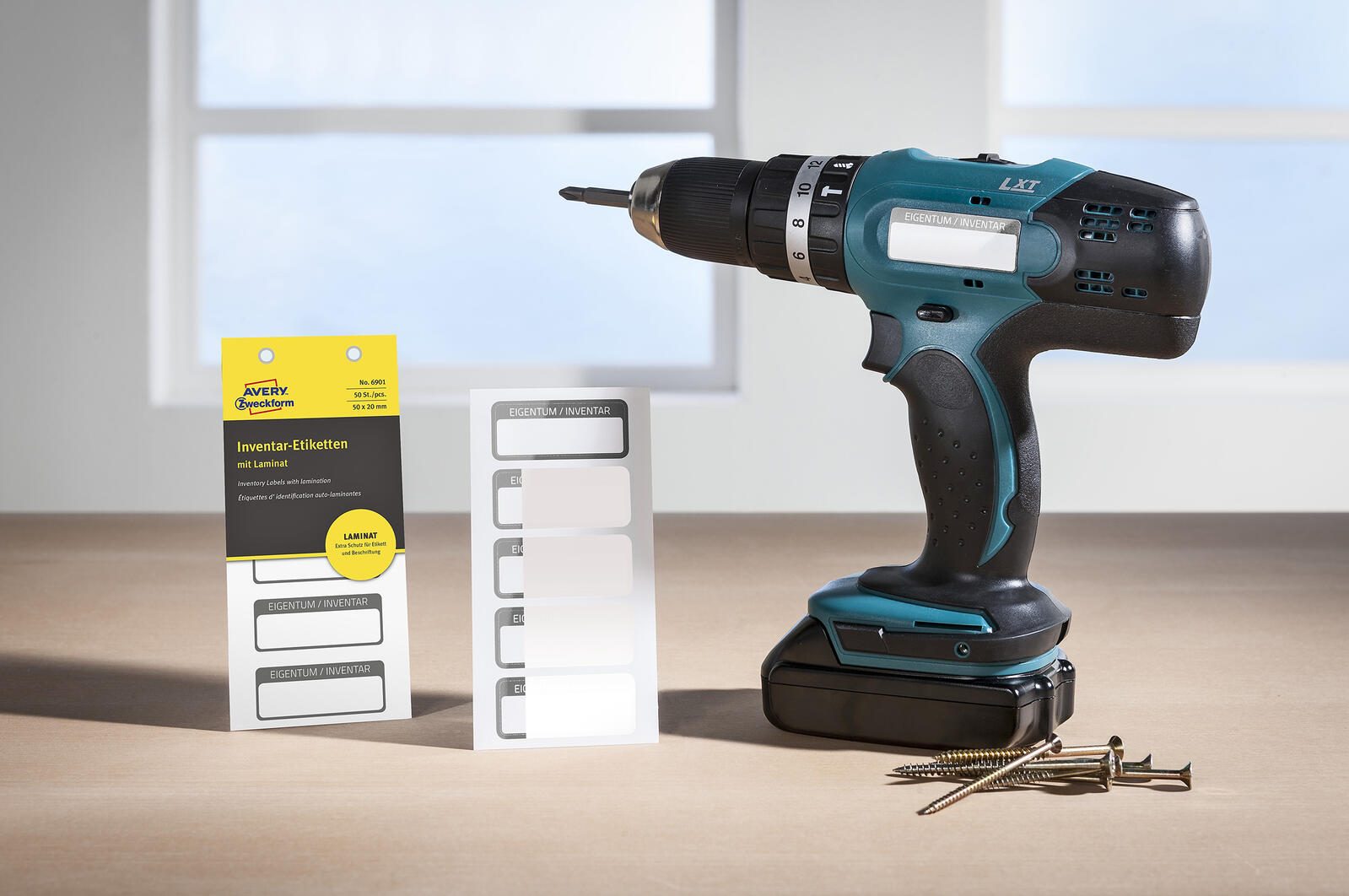 AVERY Zweckform Inventaretiketten 50,0 x 20,0 mm