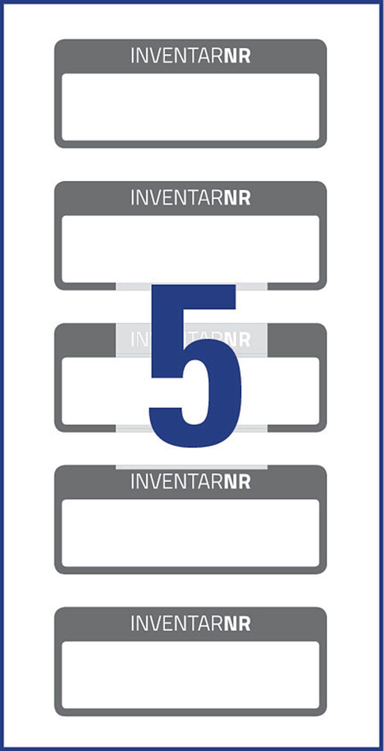 AVERY Zweckform Inventaretiketten 50,0 x 20,0 mm