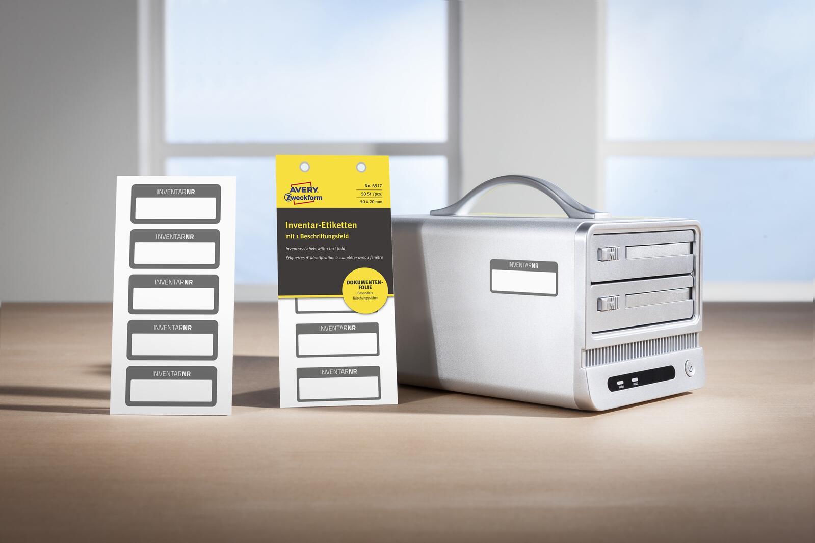 AVERY Zweckform Inventaretiketten 50,0 x 20,0 mm