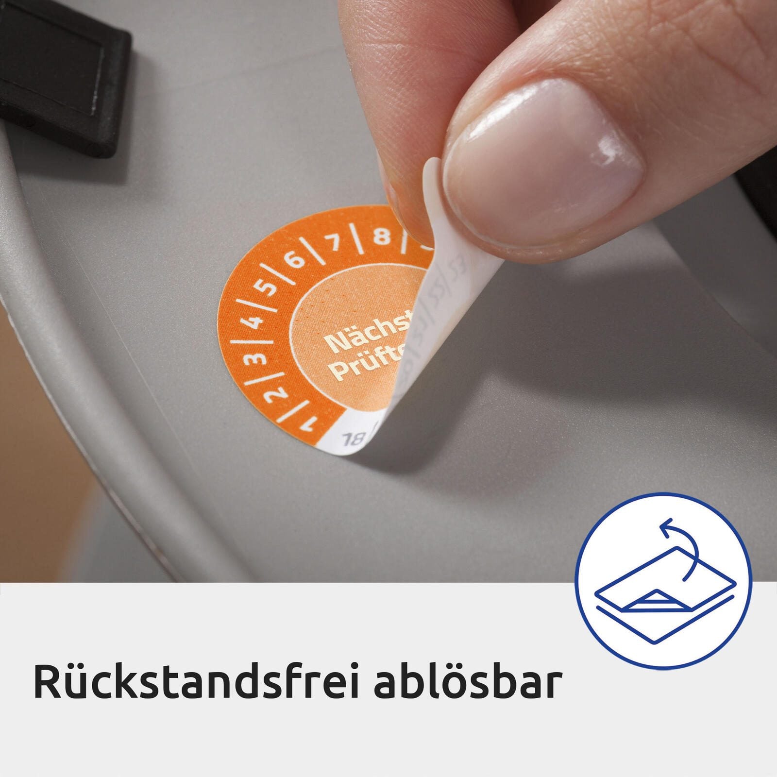 AVERY Zweckform Prüfplaketten 30,0 x 30,0 mm