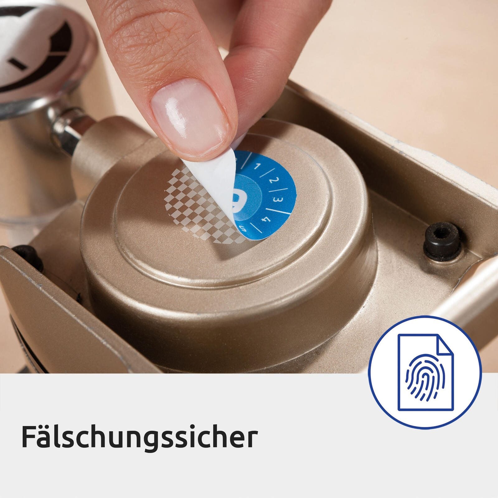 AVERY Zweckform Prüfplaketten 30,0 x 30,0 mm