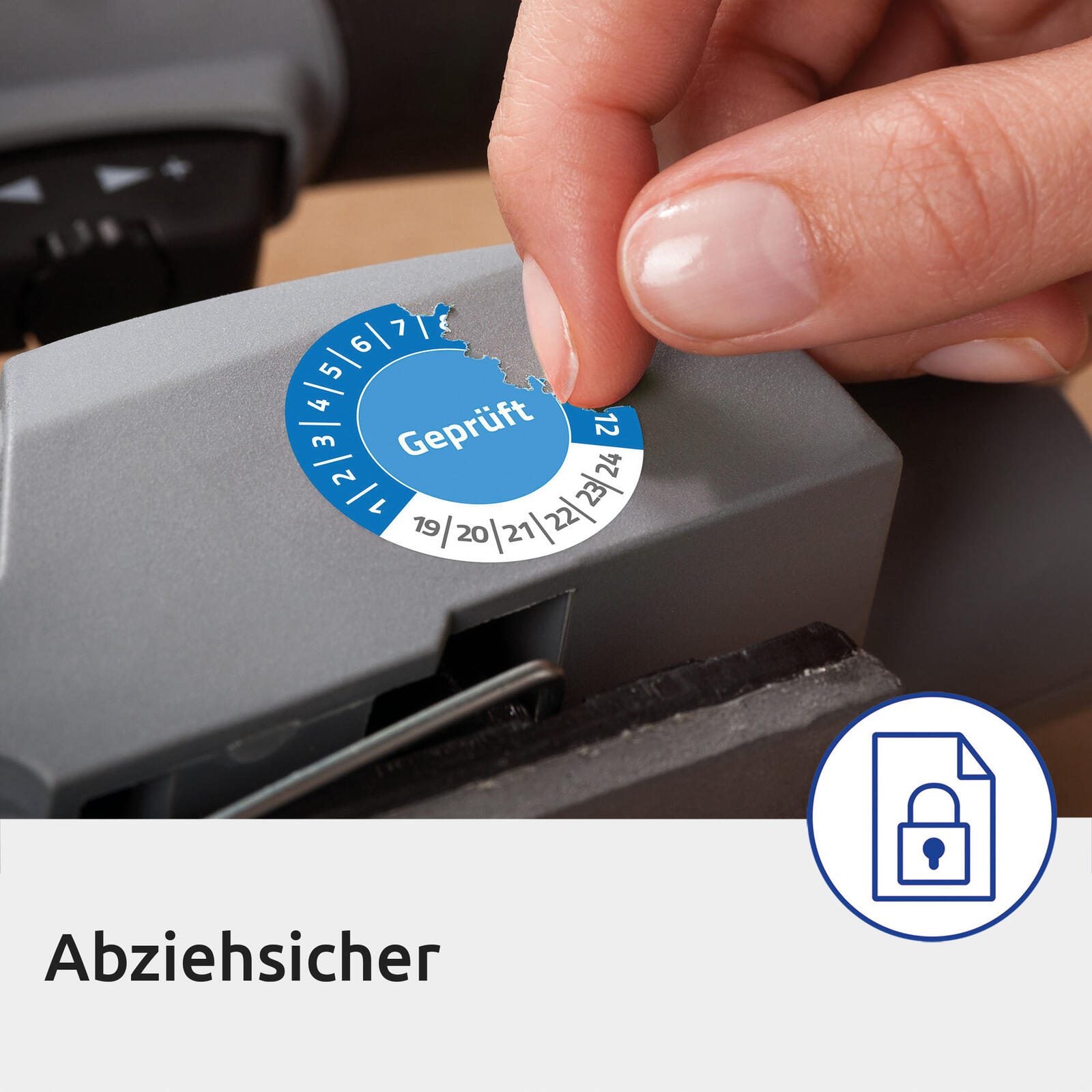 AVERY Zweckform Prüfplaketten 20,0 x 20,0 mm