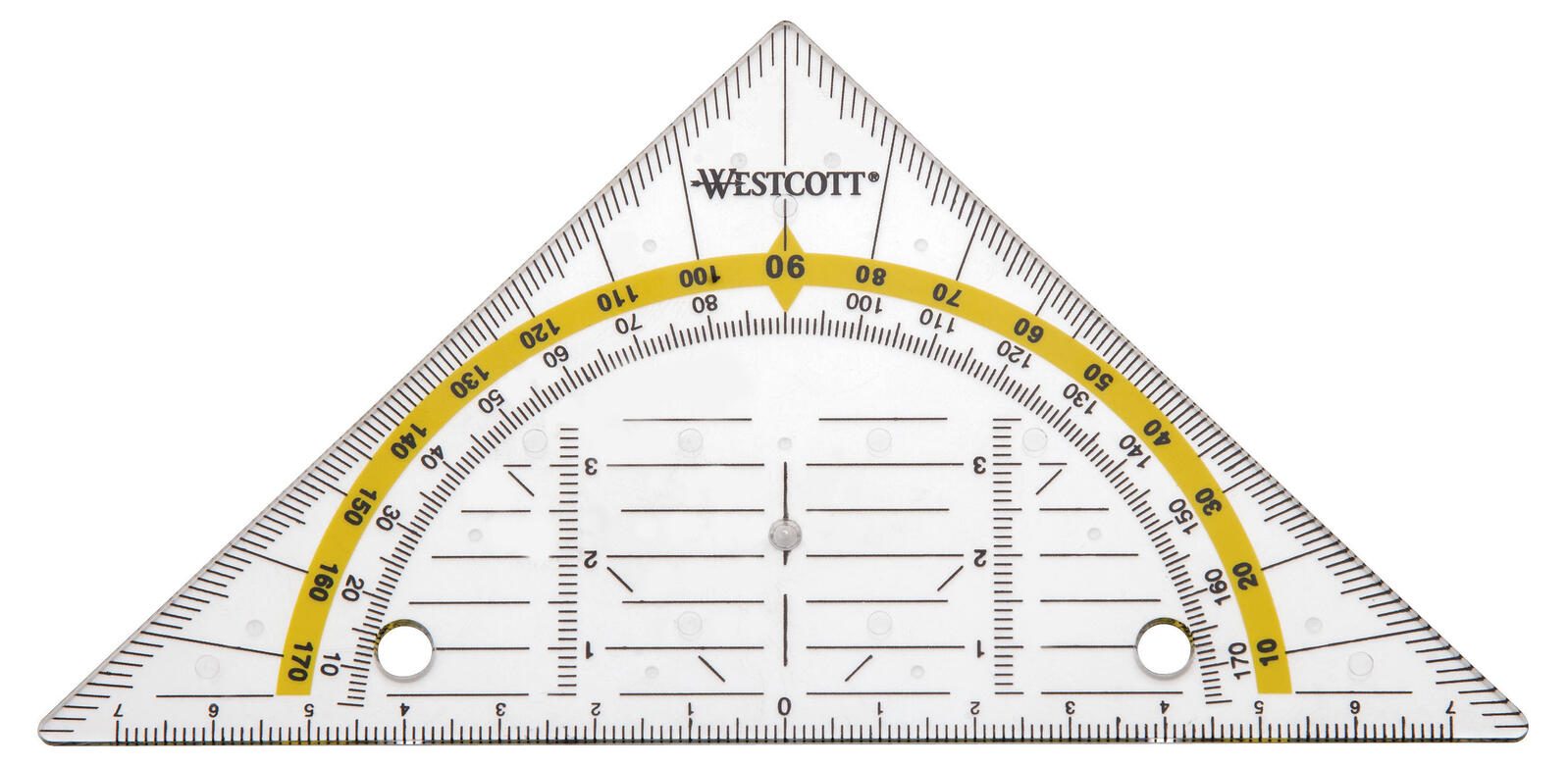 WESTCOTT Geometrie-Dreieck 14,0 cm