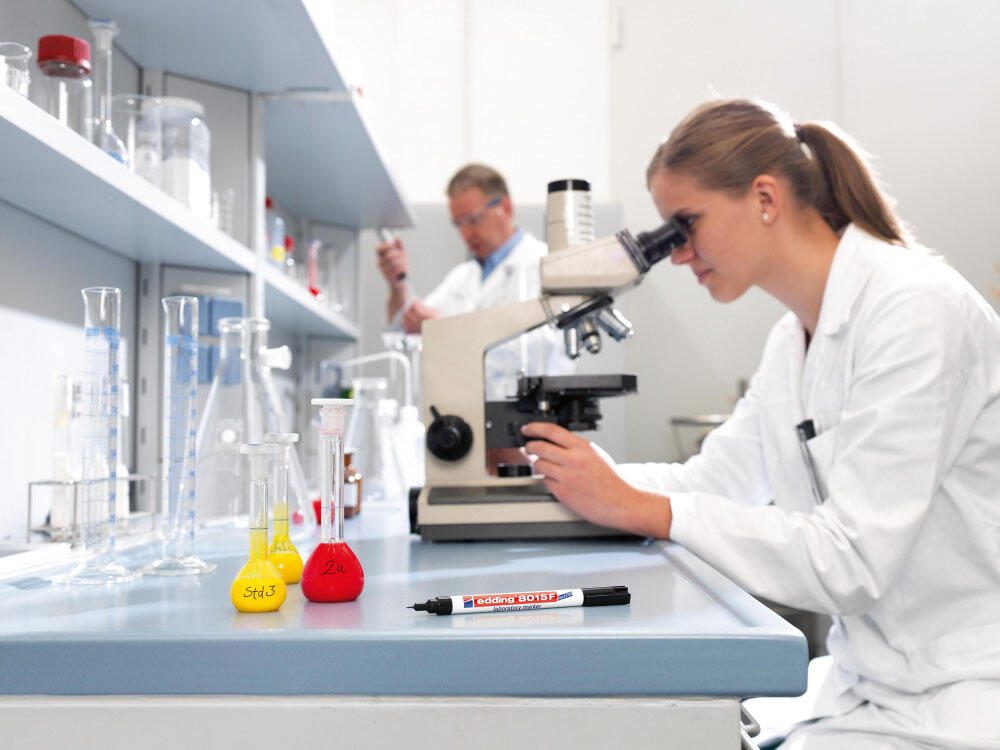 edding Labormarker 0.75 mm Schwarz