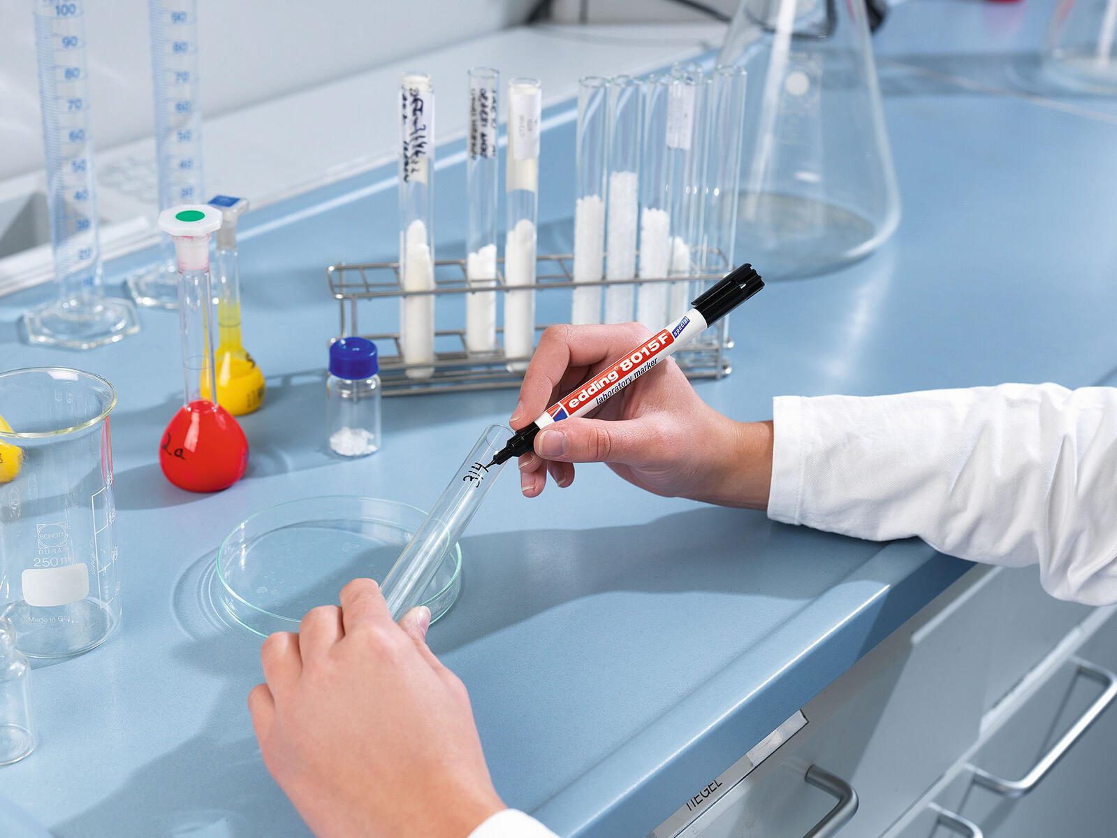 edding Labormarker 0.75 mm Schwarz