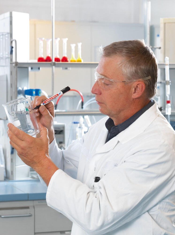 edding Labormarker 1.0 mm Schwarz