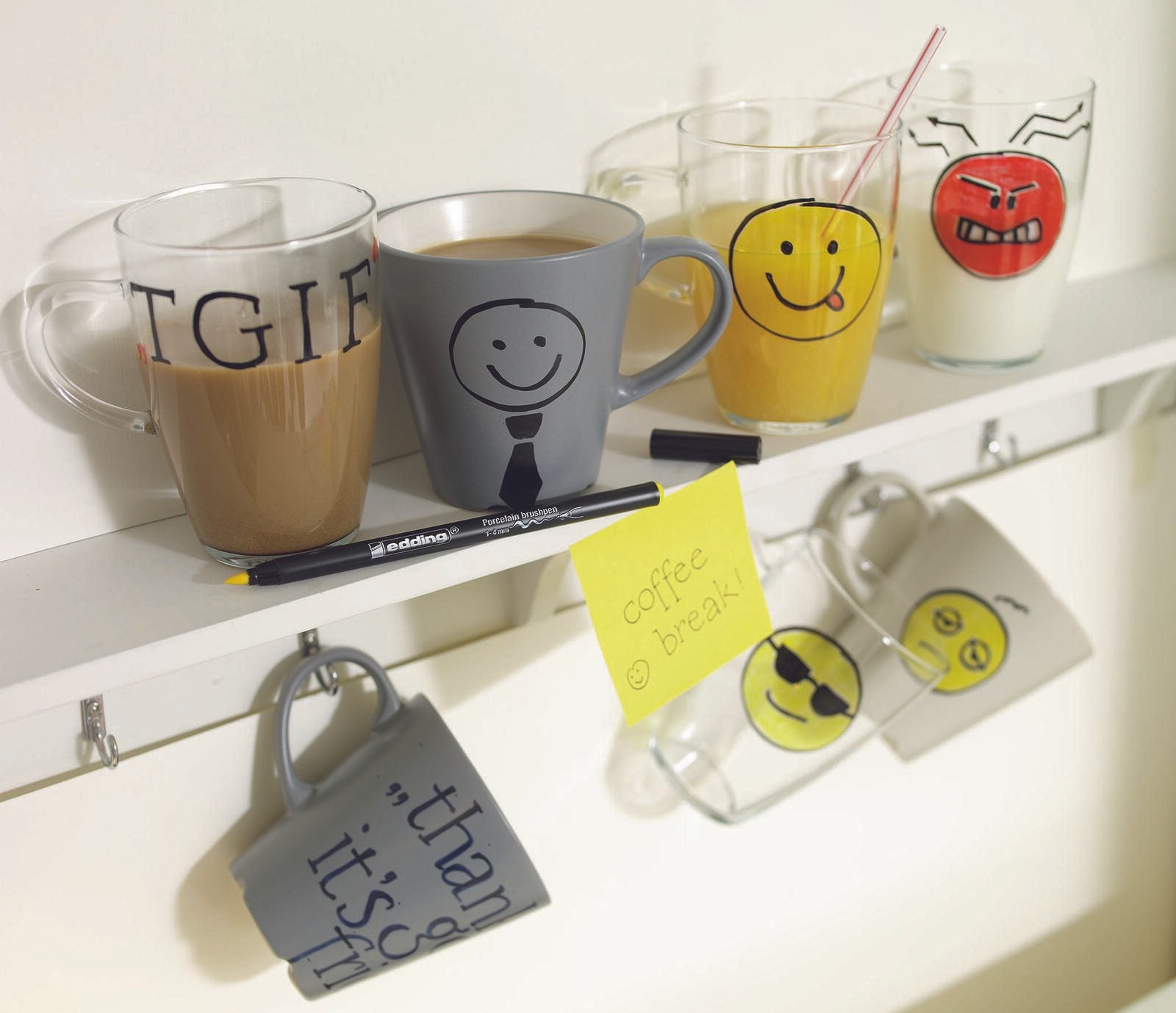 edding Family Porzellanstifte 1.0 - 4.0 mm Mehrfarbig