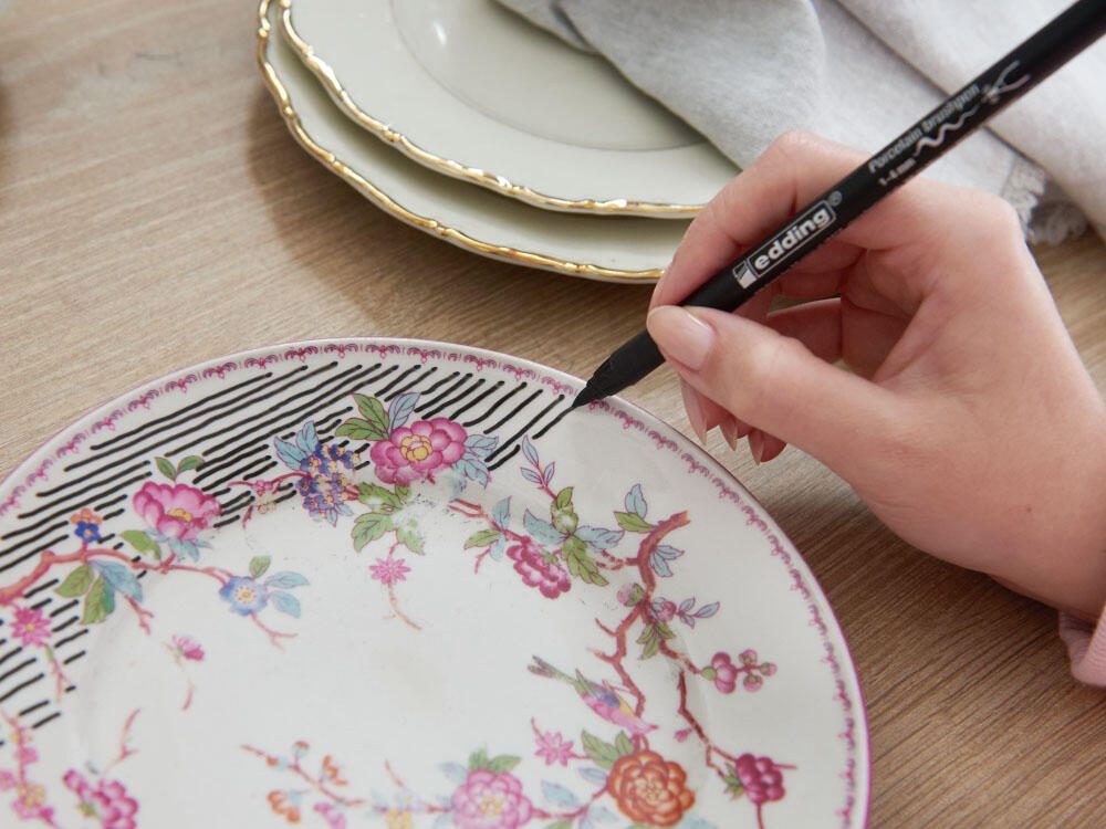 edding Warm Porzellanstifte 1.0 - 4.0 mm Mehrfarbig