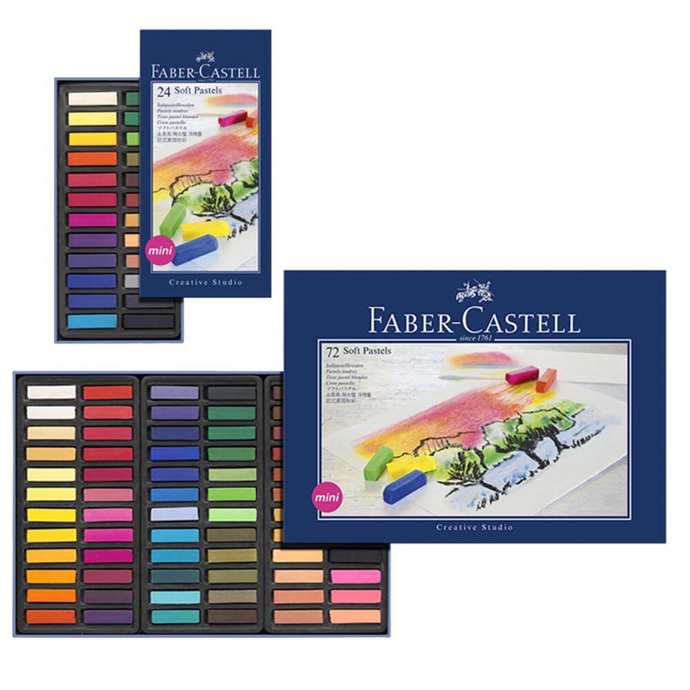 FABER-CASTELL Pastellkreide Mehrfarbig
